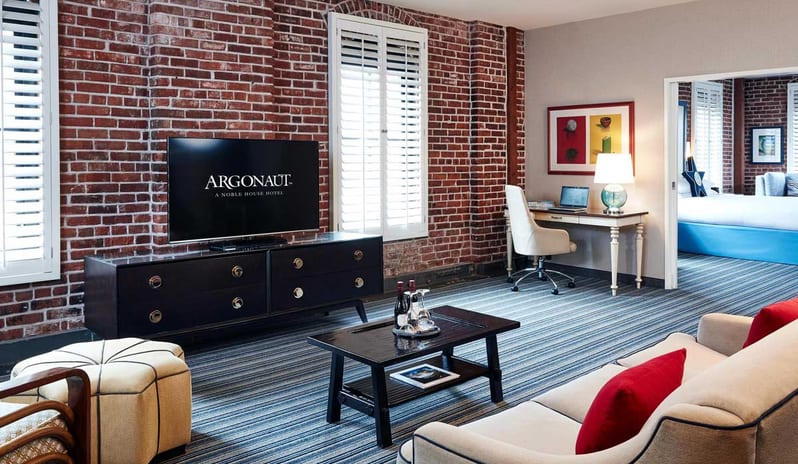 Argonaut Hotel - One Bedroom Suite  Living room